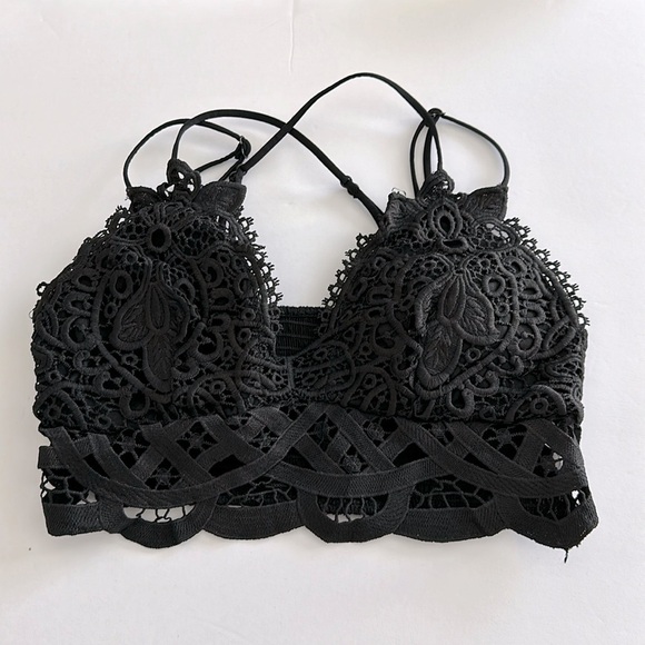 Black Bralette Sz SM - Picture 1 of 3